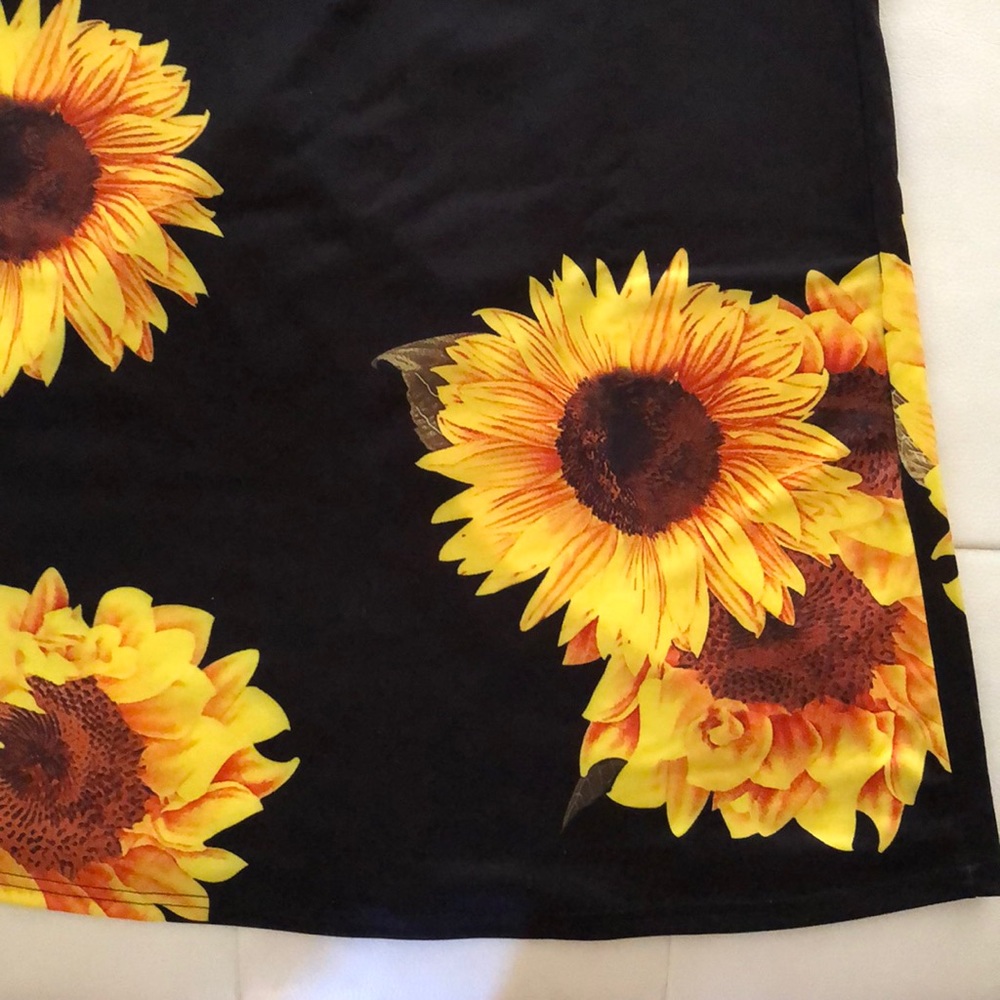 Sunflower Stretch Floral Maxi Bodycon Summer Dress - Picture 2 of 8